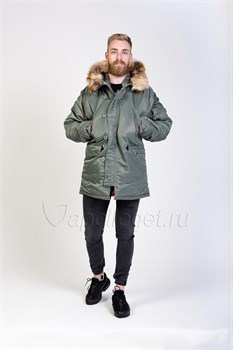 Куртка аляска N3B Tight Husky-2 Sage Green NORD_HUSKY_2_GREEN - фото 14258