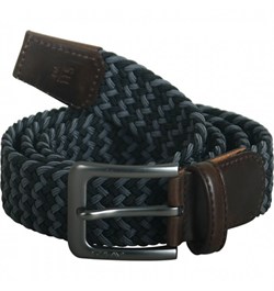 Ремень эластичный мультиразмерный gray/black rem-08 - фото 16529