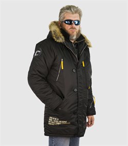 Куртка аляска Apolloget Expedition Black/Cinnamon Expedition_B - фото 18832