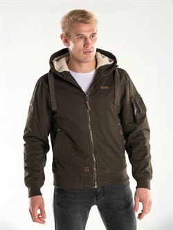 Куртка утепленная Cotton lx Bomber Jacket 421 темно-оливковый 69587 - фото 22292