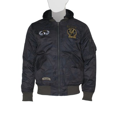 Куртка M-1 Flight Jacket Hooded & Patches Camo XMJ-86102C - фото 25257