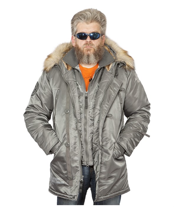 Куртка аляска Apolloget Arctic Fleece Gun Grey Arctic_F_GG - фото 25888