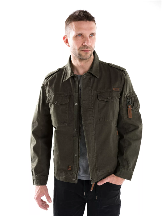 Куртка Denim Frogman Jacket 320 Olive TFJ21012022 - фото 26789