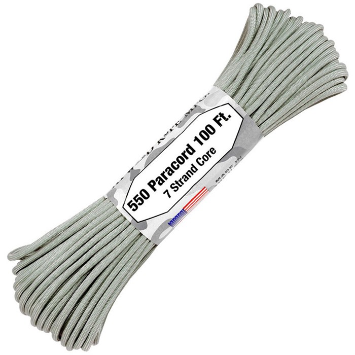 Шнур паракорд 550 Atwood Rope 100ft grey 1590 - фото 29267