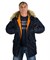 Куртка аляска N3B Husky Long Replica Blue/Orange 67291 - фото 21653