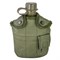 Фляга пластиковая 1л в чехле с кружкой olive rep-029oliv - фото 23507