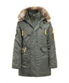 Куртка аляска женская N3B Husky Women's Olive/Yellow NORD_HUSKY-WMN - фото 25815