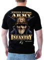 Футболка Black Ink Design Army Infantry Skull черная MT-556 - фото 26780